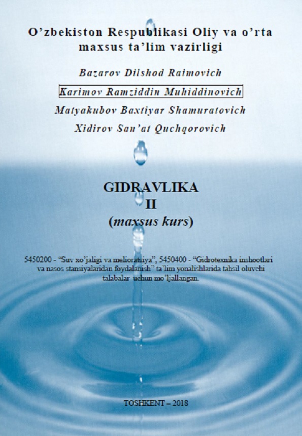 Gidravlika (2 maxsus kurs)