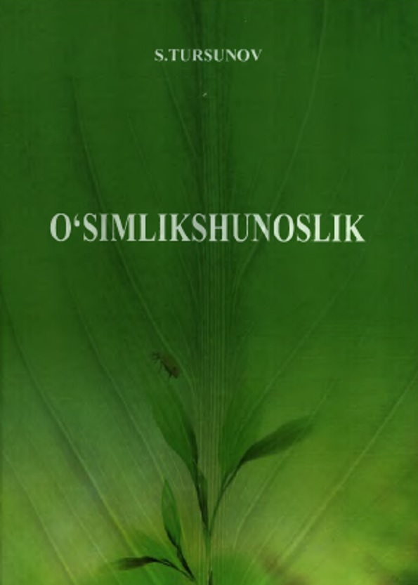 O`simlikshunoslik