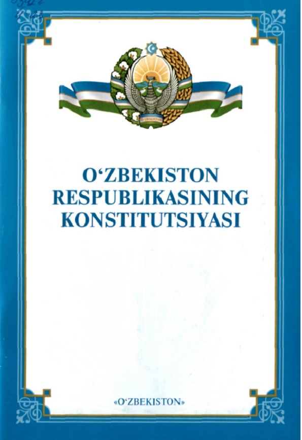 O'zbekiston Respublikasining konstitutsiyasi