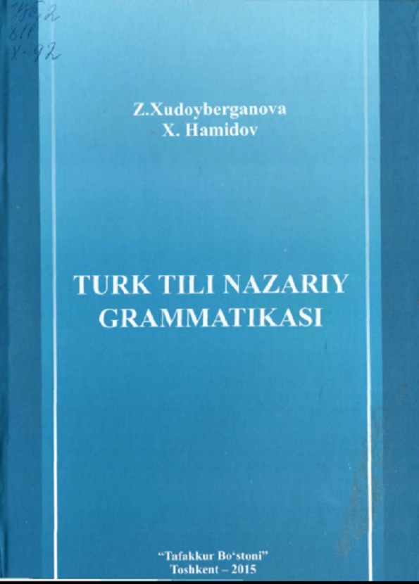 Turk tilining nazariy grammatikasi