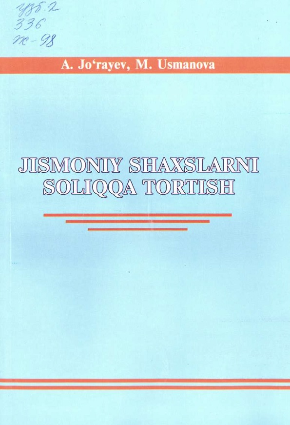 Jismoniy shaxslarni soliqqa tortish