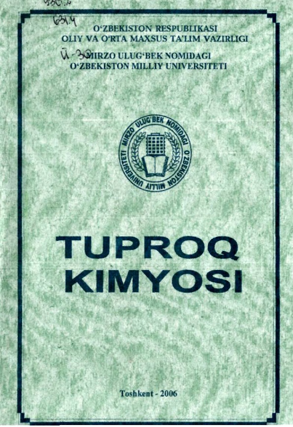 Tuproq kimyosi