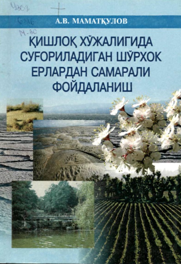 Қишлоқ хўжалигида суғориладиган шўрхок ерлардан самарали фойдаланиш