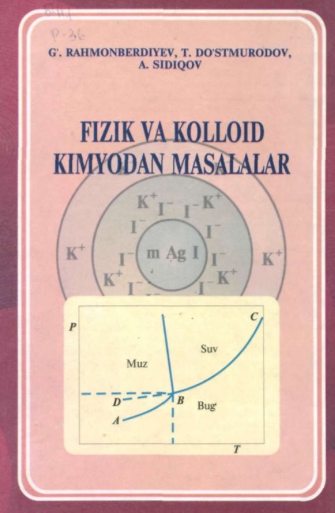 Fizika va kolloid kimyodan masalalar