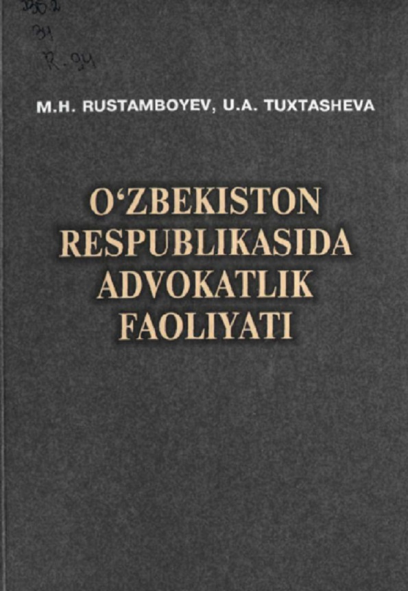 O'zbekiston Respublikasi advokatlik faoliyati