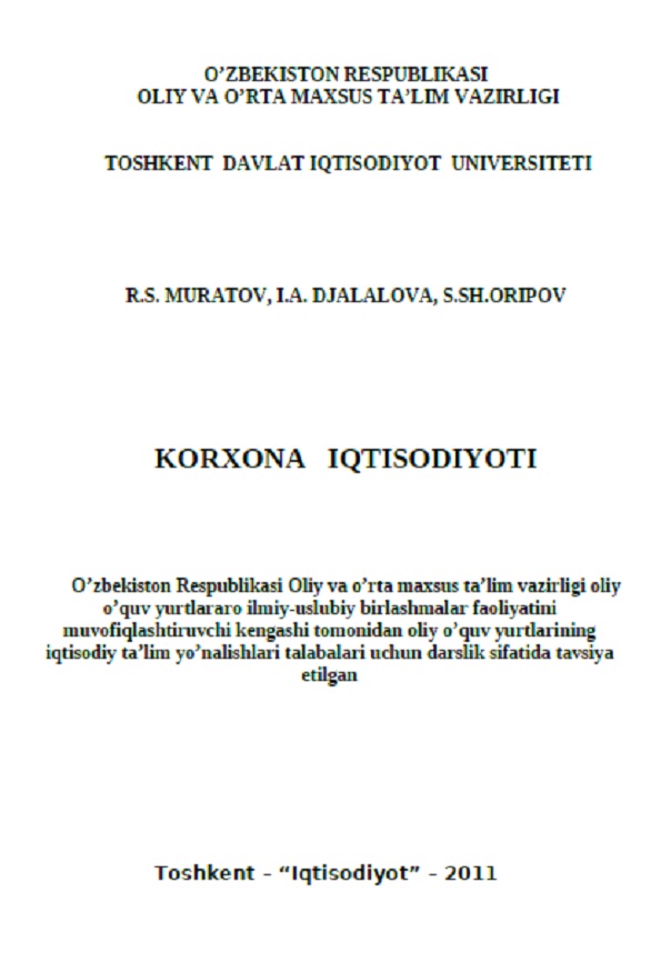 Korxona iqtisodiyoti