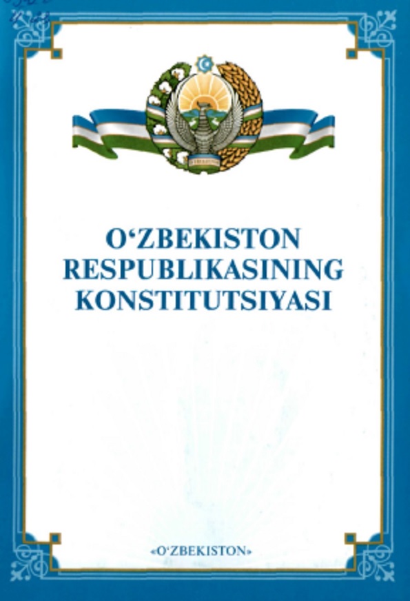 O'zbekiston Respublikasining konstitutsiyasi