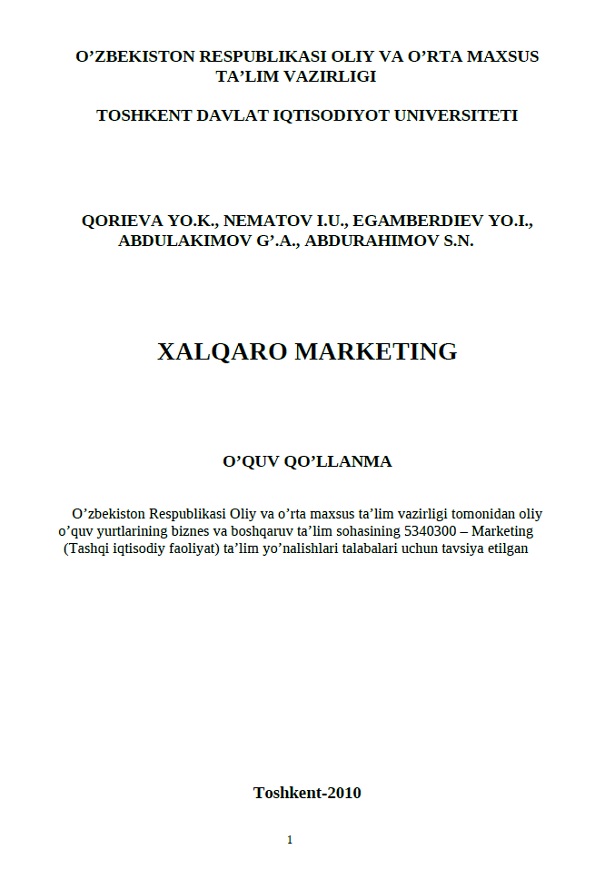 Xalqaro marketing