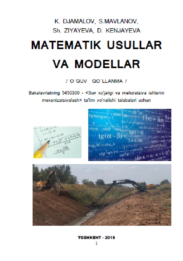 Matematik usullar va modellar