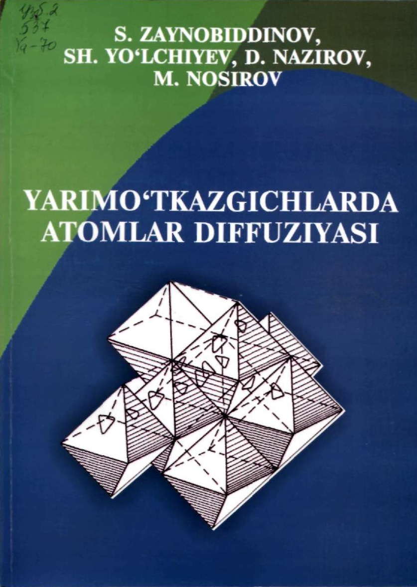 Yarimo'tkazgichlarda atomlar diffuziyasi