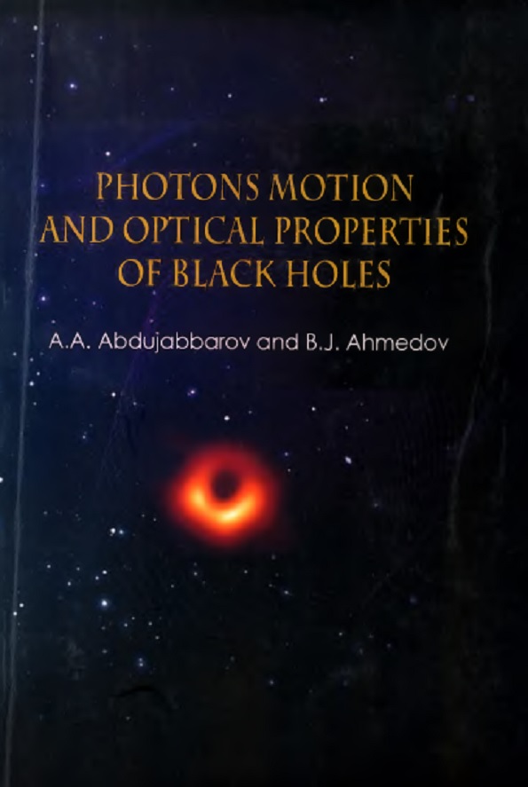 Photons motion and optical properties of black holes