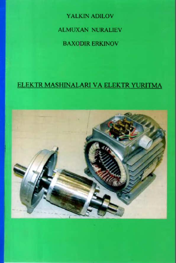 Elektr mashinalari va elektr yuritma