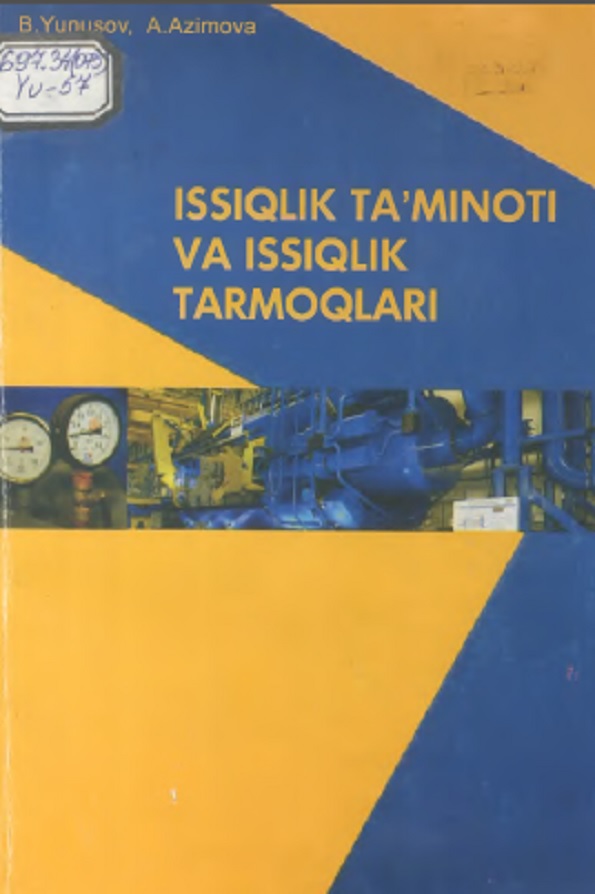 Issiqlik ta`minoti va issiqlik tarmoqlari