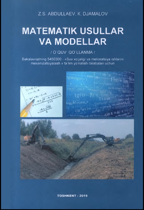 Matematik usullar va modellar