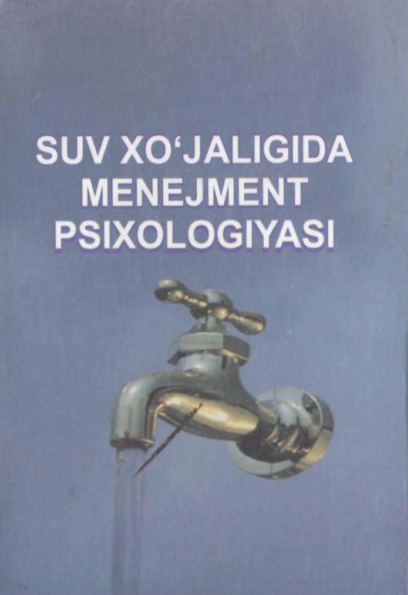 SUV XO'JALIGIDA MENEJMENT PSIXOLOGIYASI