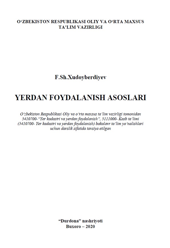 YERDAN FOYDALANISH ASOSLARI