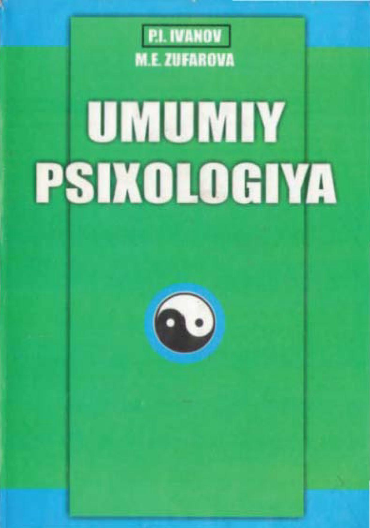 Umumiy psixologiya