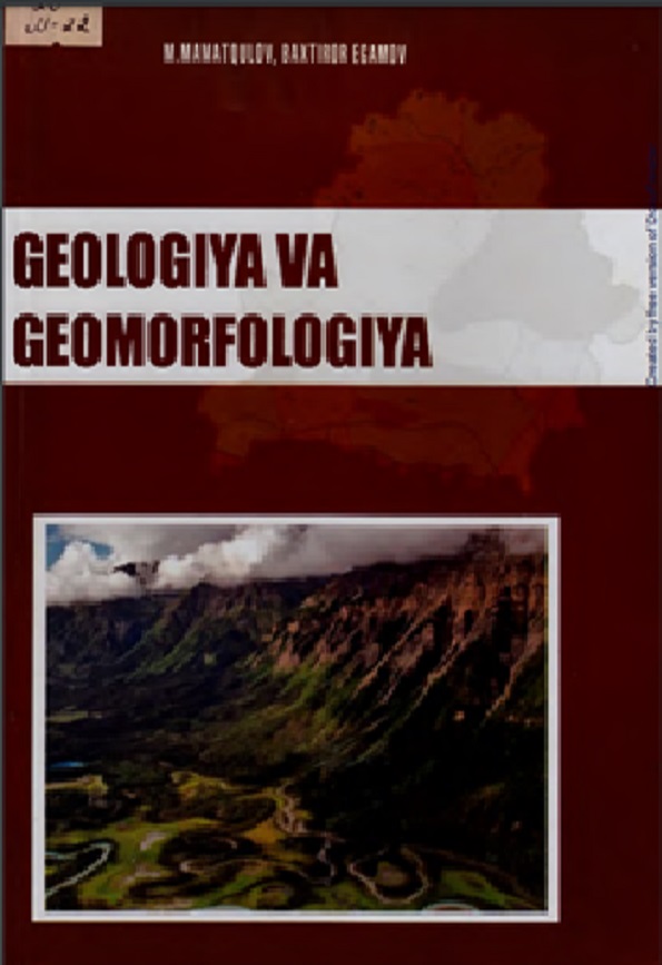 Geologiya va geomorfologiya