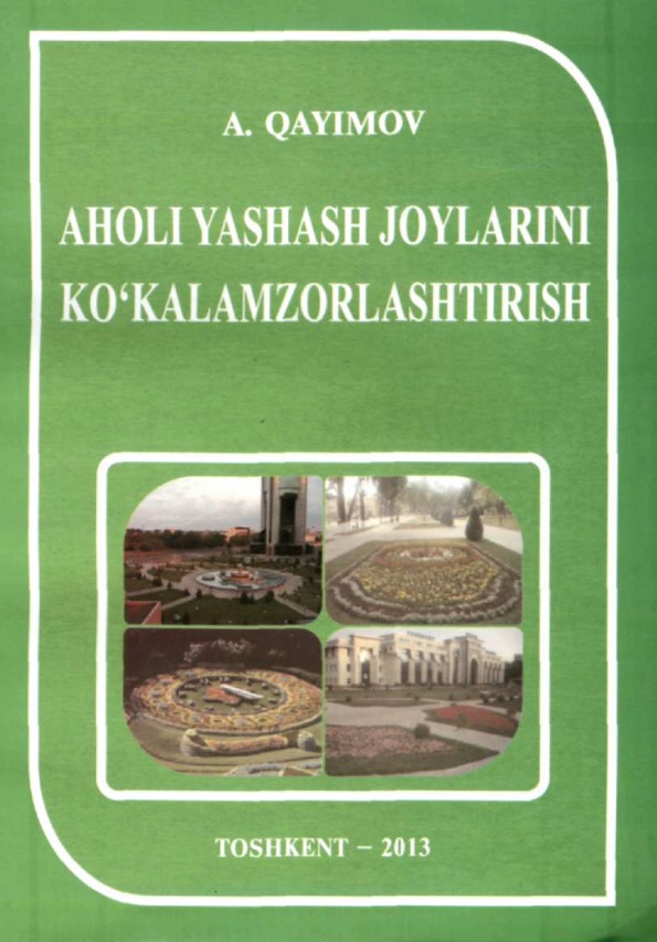 Aholi yashash joylarini ko'kalamzorlashtirish