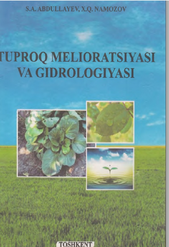 Tuproq melioratsiyasi va gidrologiyasi