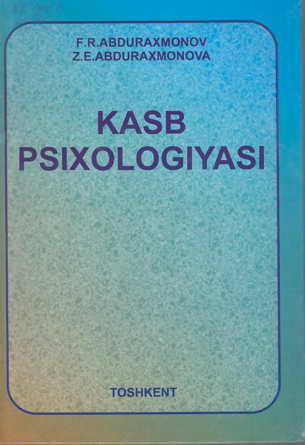 Kasb psixologiyasi