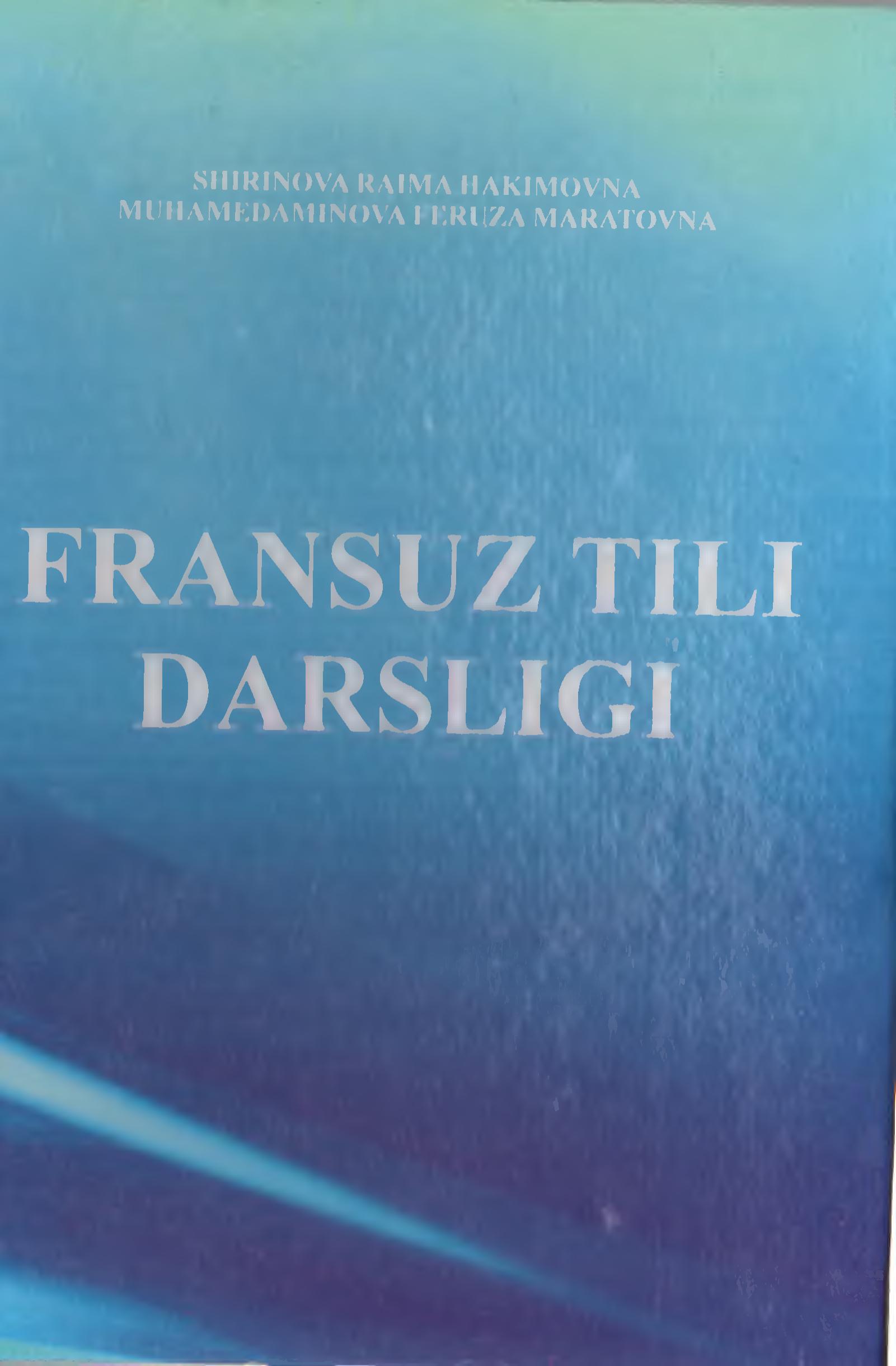 Fransuz tili darsligi