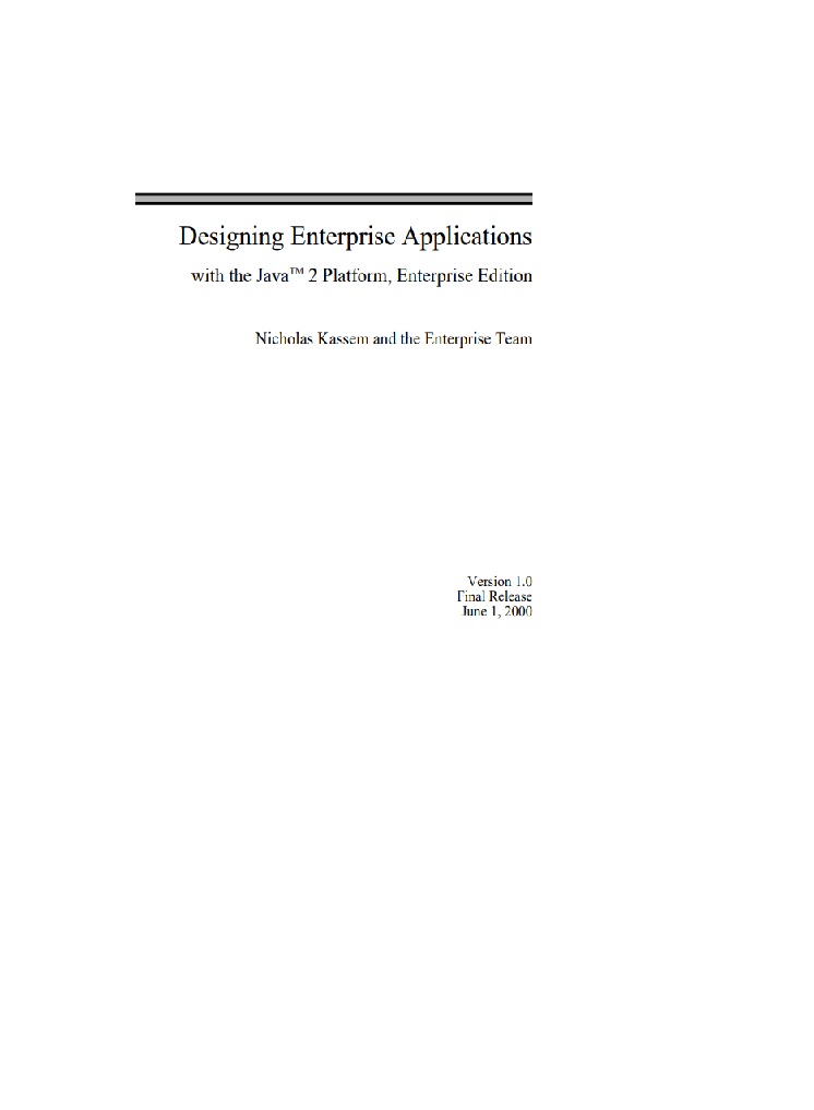 Designing Enterprise Applications