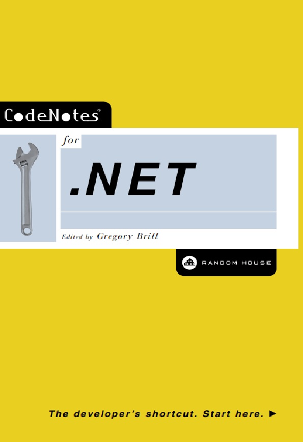 CodeNotesfor .NET