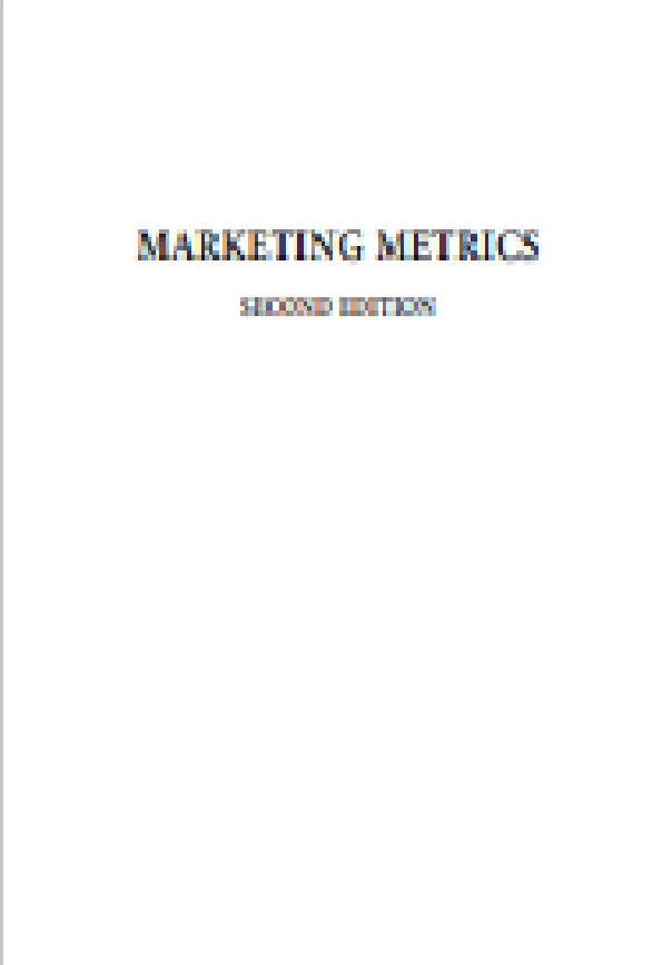 MARKETING METRICS SECOND EDITION