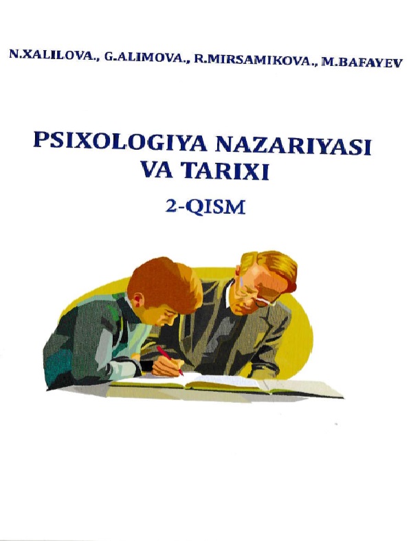 PSIXOLOGIYA NAZARIYASI VA TARIXI 2-QISM