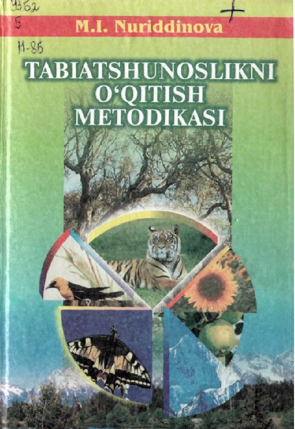 Tabiatshunoslikni o`qitish metodikasi