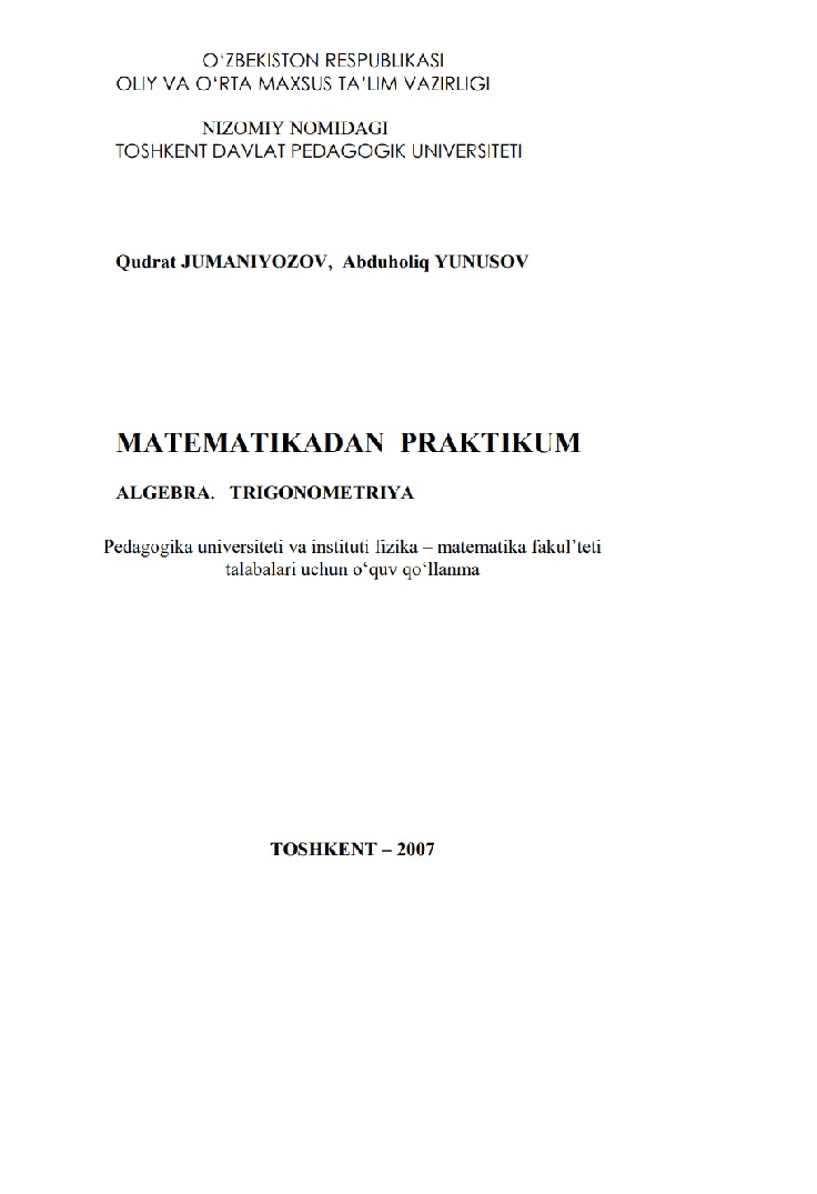 MATEMATIKADAN PRAKTIKUM