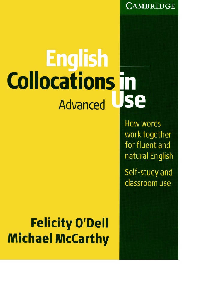 English Collocations in Advanced Use