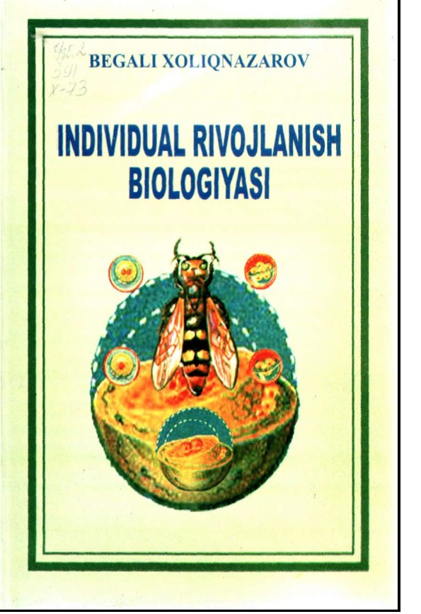 Individual rivojlanish biologiyasi