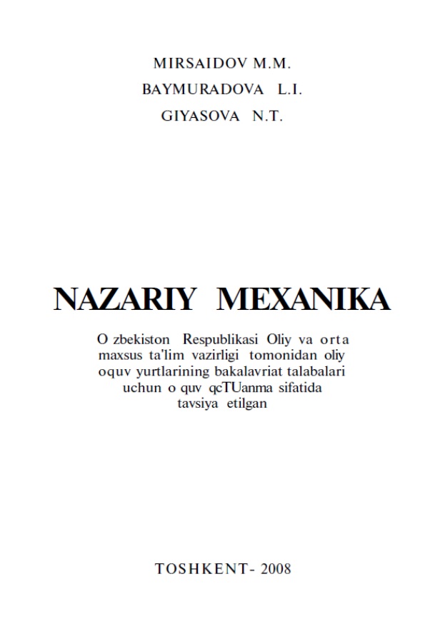 Nazariy mexanika