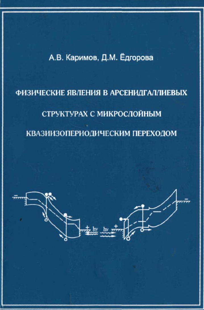 Физические явления в апсенидгаллиевых структурах с микрослойным квазиизопериодичеким переходом