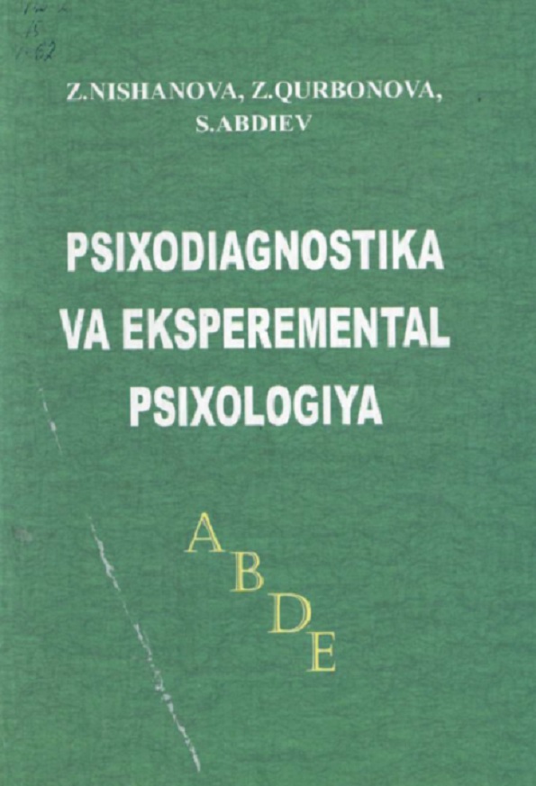 Psixodiagnostika va eksperemental psixologiya