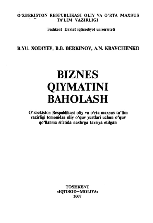 Biznes qiymatini baholash