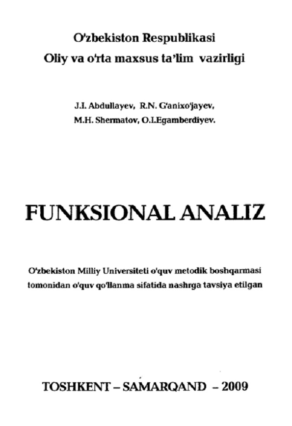 Funksional analiz