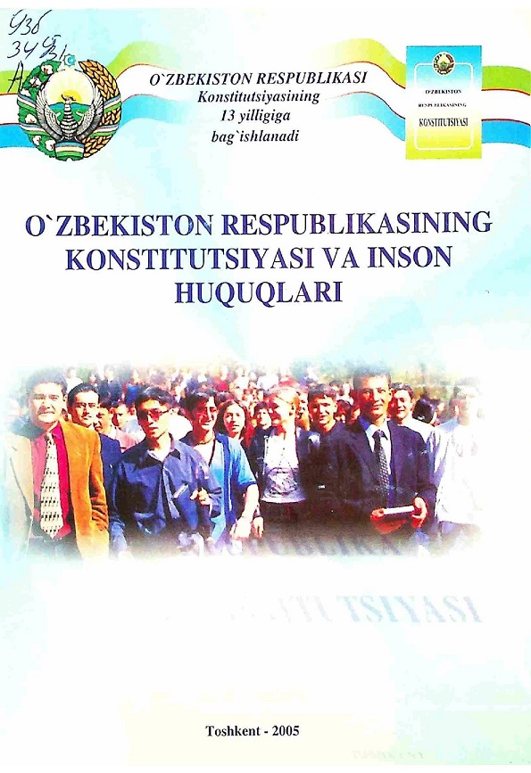 O`zbekiston Respublikasi konstitutsiyasi va inson huquqlari