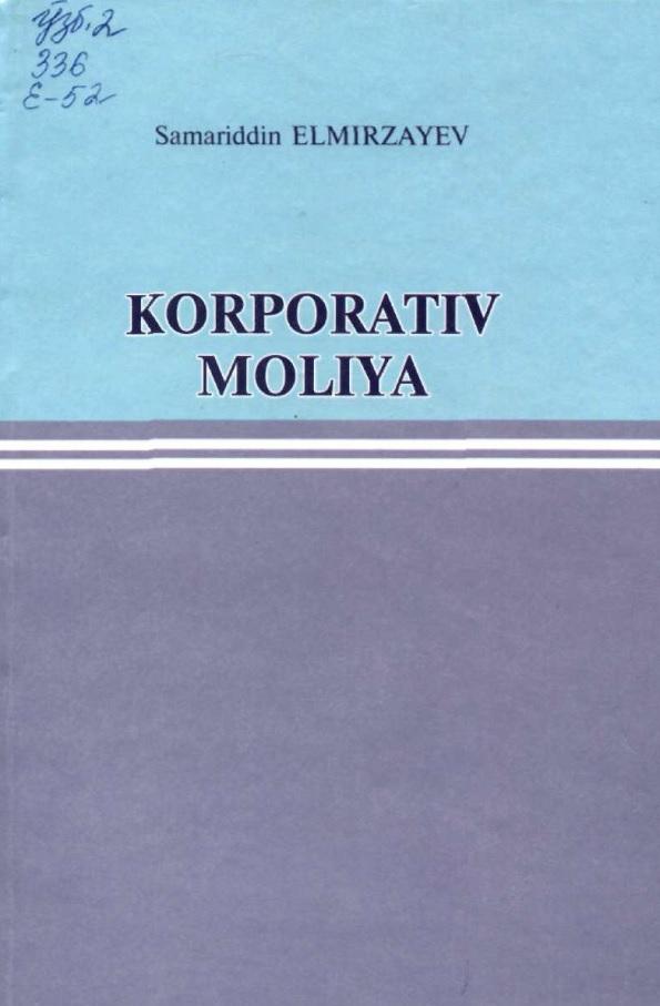 Korporotiv moliya