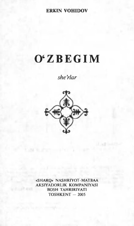 O`zbegim