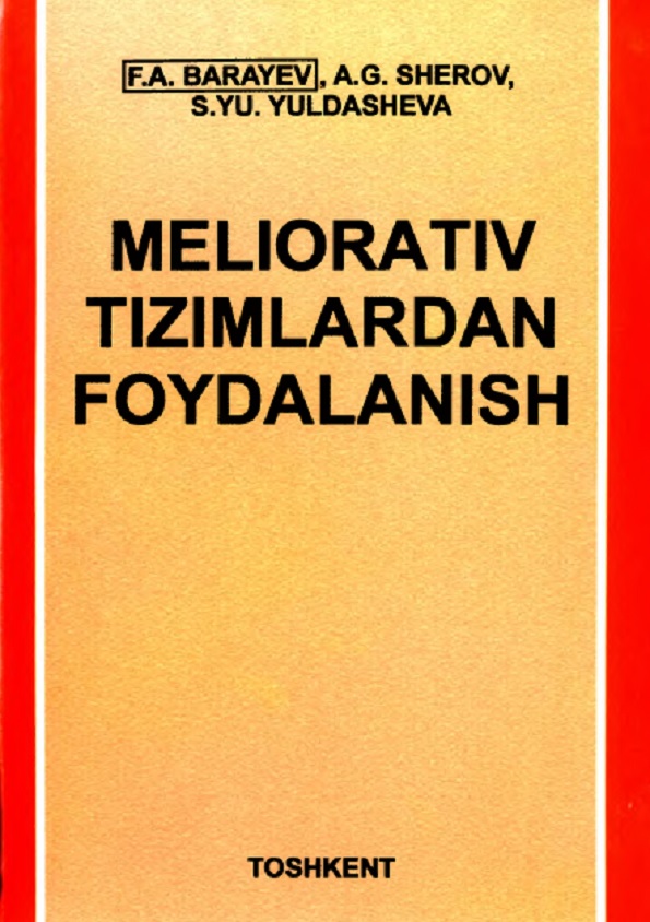 Meliorativ tlzimlardan foydalanish