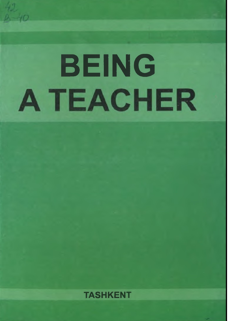 Being a teacher