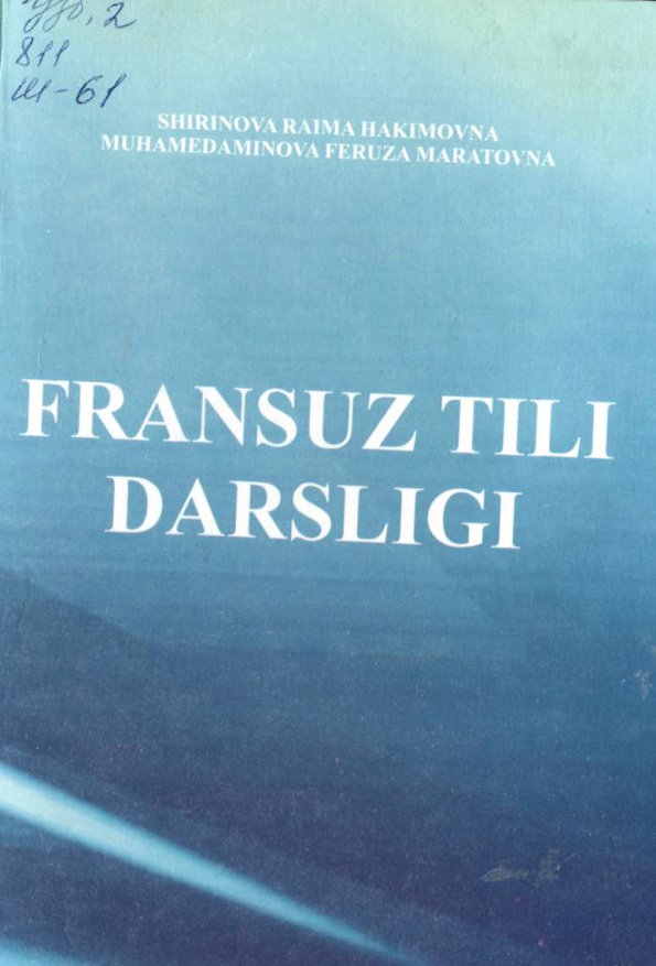 Fransuz tili darslgi