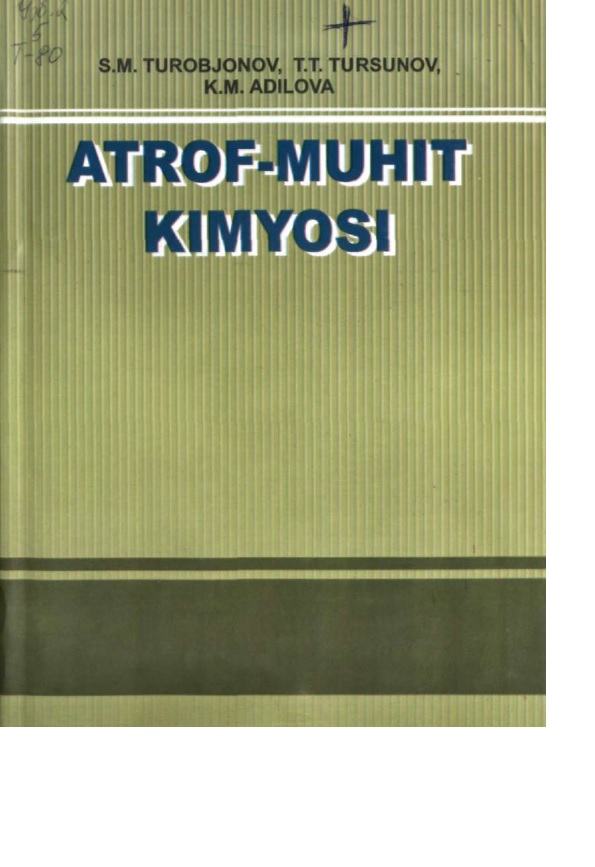 Atrof- muhit kimyosi